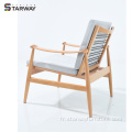 Chaise de loisirs en bois massif de meubles en bois massif